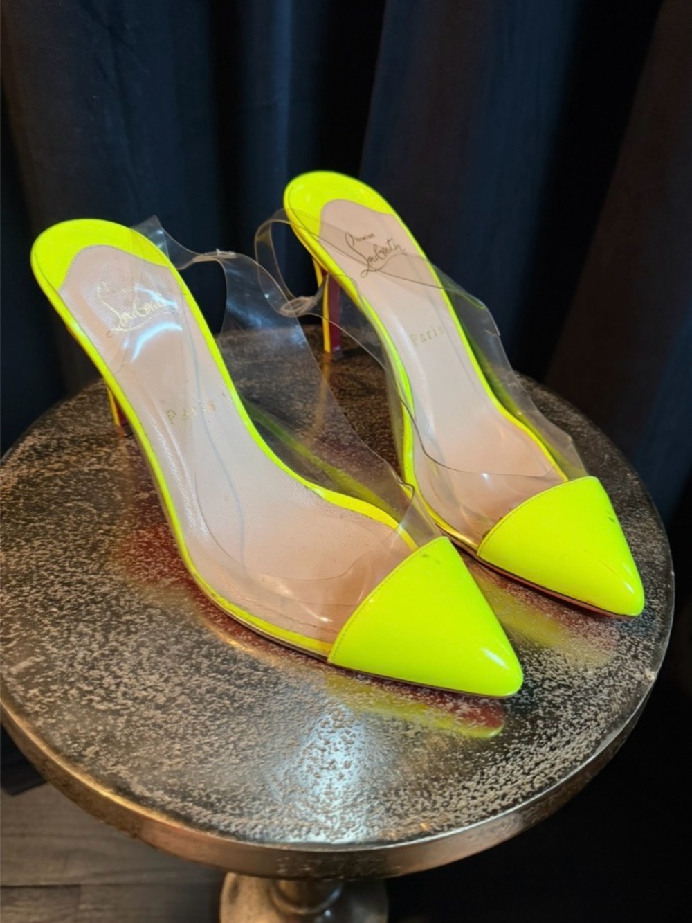Christian Louboutin- Neon Sling Backs